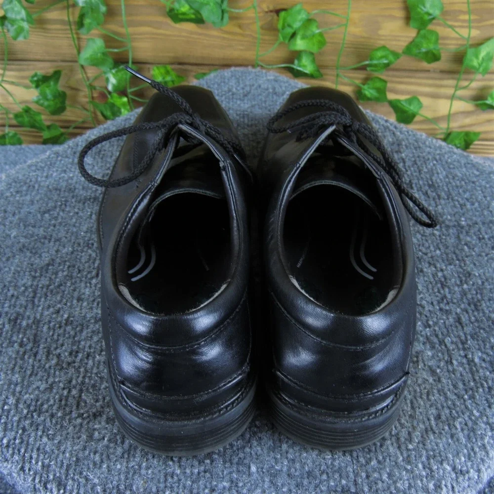 Nunn Bush Men's  Derby Oxfords Black Leather Size‎ 8.5 Medium Gently Used 2025
